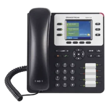 Teléfono IP Empresarial / 3 Líneas SIP / Pantalla TFT LCD 2.8 Pulgadas / 8 Teclas BLF / Conferencia 4 Vías / PoE / Bluetooth / Dual Gigabit Ethernet