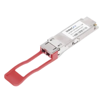 Transceptor Óptico QSFP+ / 40 Gbps / Monomodo 1310 nm / Alcance 40 km / LC/UPC Dúplex / DDM