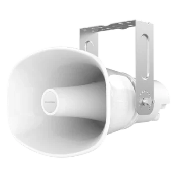 Altavoz SIP Bidireccional / 50W / 126 dBA / IP66 / 3 Micrófonos con IA / PoE++ / Alcance 8 m (26.2 ft)