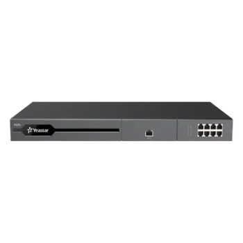 Conmutador IP PBX Enterprise / 300 a 500 Usuarios / 60 a 120 Llamadas Simultáneas / 16 Puertos FXO/FXS / 2 Puertos E1/T1/PRI / Hot Standby
