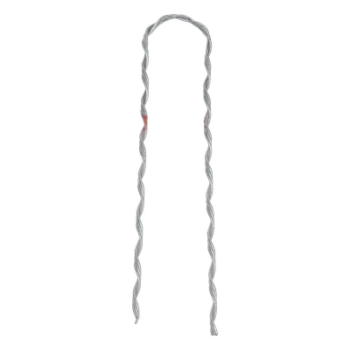 Remate Preformado para Fibra Óptica / Span 100 m (328.1 ft) / Mensajero Acero Φ 3.6 mm / Tensión 3386 kg / Pierna Dispareja