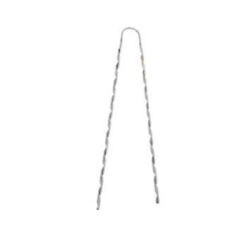 Remate Preformado para Fibra Óptica / Acero Galvanizado / Mensajero 6.3 mm (1/4") / Tensión 4233 kg / Longitud 635 mm (25") / Pierna Dispareja
