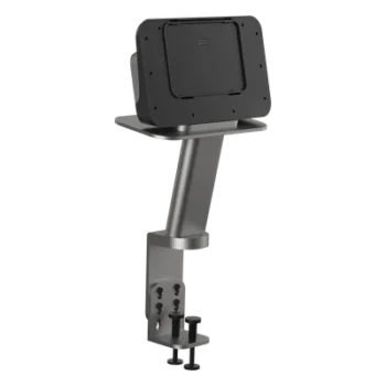 Soporte Fijo para Mesa / Tablet / Quick Lock / Giro 180° / Cerradura Doble Seguridad / Banco de Energía / Mesas hasta 100 mm (3.9 in)