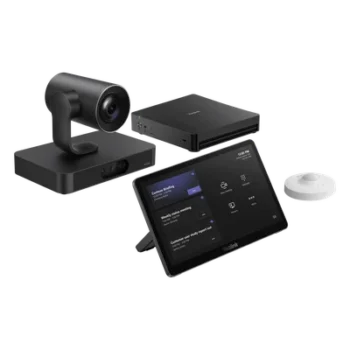 Sistema de Videoconferencia / Microsoft Teams Rooms / Intel Ultra 5 con NPU / Cámara Dual 4K / Zoom Óptico 20x / Panel Táctil 11.6" / Compartir Inalámbrico 1080p