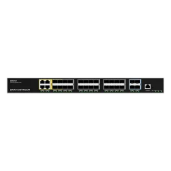 Switch de Agregación Capa 3 / 120 Gbps Throughput / 4 Puertos 10G SFP+ / Stacking 4 Unidades / Enrutamiento OSPF-BGP / 4k VLANs