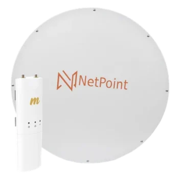Kit Radio Backhaul / 500 Mbps / 30 dBi / 32 km / 4.9-6.4 GHz / PoE
