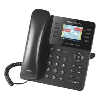 Teléfono IP Empresarial / 8 Líneas SIP / 4 Cuentas Simultáneas / Gigabit Dual / Bluetooth / PoE / Pantalla LCD 2.8 pulgadas