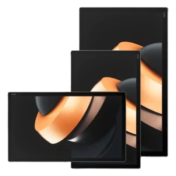 Pantalla Interactiva / 22 Pulgadas / FHD 400 Nits / Inclinación 15° a 80° / IP54 / PoE / Android 13 / NFC / Bluetooth 5.0