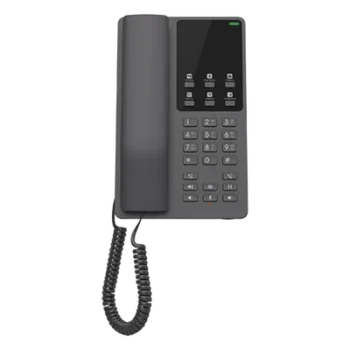 Teléfono IP Hotelero / Wi-Fi Dual Band 802.11ac / 2 Líneas SIP / Audio HD Opus / 6 Teclas Programables / 10 Marcación Rápida / Gestión en la Nube