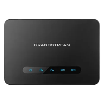Adaptador de Teléfono Analógico ATA / 2 Puertos FXS / Router NAT Gigabit / Cifrado AES / Calidad de Voz HD / Fax T.38