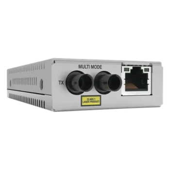 Convertidor de Medios / Fast Ethernet a Fibra Óptica / Multimodo ST / 2 km / Auto-MDI/MDIX / Jumbo Frames 10 KB