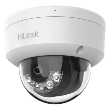 Cámara Domo IP / 4 Megapixel / Dual Light 20 m (65.6 ft) / AcuSense Lite / PoE / Lente 2.8 mm / 104° / Interior