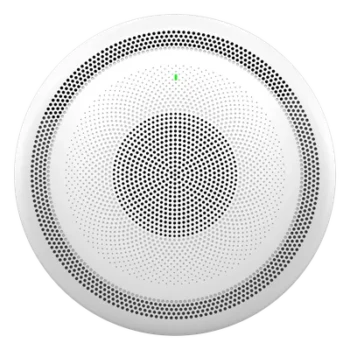 Altavoz SIP Intercomunicador / 15W HD / 3 Micrófonos Direccionales MMAD / Alcance 4.2 m (13.8 ft) / Wi-Fi Dual Band / Bluetooth / Superficie Lavable