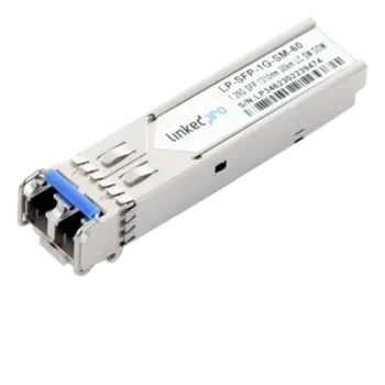 Transceptor SFP / Monomodo 1310 nm / 1.25 Gbps / 1000BASE-EX / LC/UPC Dúplex / DDM / 60 km (196.9 ft)