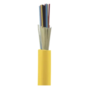 Cable de Fibra Óptica / 24 Hilos / Monomodo OS2 9/125 / Interior / Tight Buffer 900µm / OFNP Plenum / Dieléctrico / 0.61 m (2 ft) Incrementos