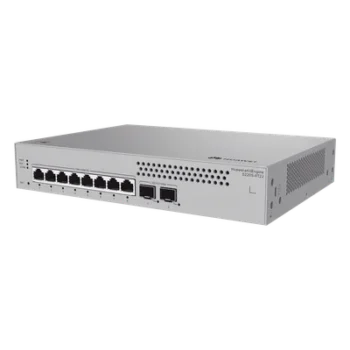 Switch de Acceso Administrable Capa 2 / 8 Puertos Gigabit / 2 Puertos SFP 1/2.5 Gbps / 26 Gbit/s Non-Blocking / Sin Ventiladores / Gestión en la Nube