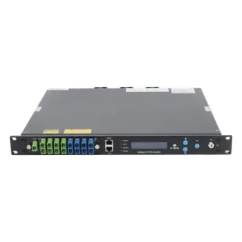 Amplificador Óptico EYDFA / 8 Puertos / 1550 nm / Potencia de Salida 37 dBm / Gestión SNMP y Web