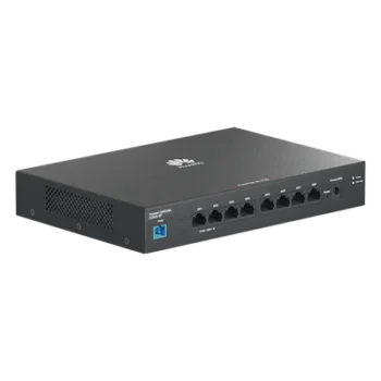 ONU Switch PoE / 8 Puertos Gigabit PoE+ / 1 PON GPON 2.488 Gbps / 120 W / Modo Puente / Administración Nube