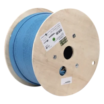 Bobina de Cable Blindado F/UTP / Cat6A / 4 Pares / 23 AWG / CMR Riser / 305 m (1000 pies) / 500 MHz / 10GBase-T