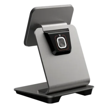 Base de Escritorio con Escáner 1D/2D / Conexión Quick Lock / Eje Giratorio 145° / Alimentación Inversa / Diseño Metálico