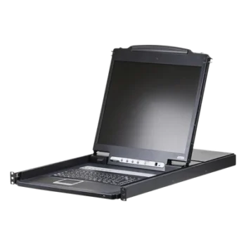 Conmutador KVM LCD / 19' LED / 8 Puertos / VGA / USB y PS/2 / 1280x1024 a 75 Hz / Control en Cascada hasta 128 Ordenadores