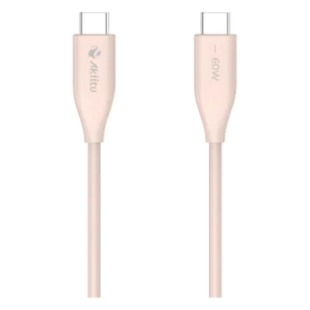 Cable de Carga USB-C a C / 240W / GaN / 1.5 m (4.92 ft) / Transferencia 480 Mbps / Silicona Anti-Enredos / Aluminio Anodizado