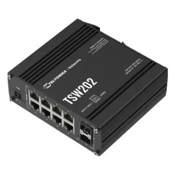Switch Industrial Administrable L2 / 8 Puertos PoE+ 240W / 2 SFP / Profinet / -40°C a 75°C / IP30