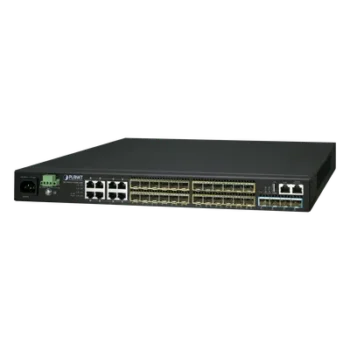 Switch Administrable L3 / 16x 100/1000X SFP / 8x Gigabit TP/SFP Combo / 4x 10G SFP+ / Stackable / 128 Gbps