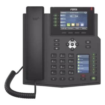 Teléfono IP Empresarial / 16 Líneas SIP / Pantalla LCD 3.5
