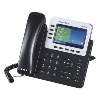 Teléfono IP Empresarial / 4 Líneas / Pantalla TFT LCD 4.3" / Dual Gigabit Ethernet / PoE / Bluetooth 2.1 / Conferencia 5 Vías / 160 BLF con Expansión