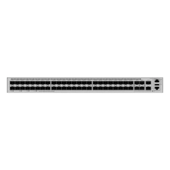 Switch Core Capa 3 / 48 Puertos GE SFP / 4 Puertos 10GE SFP+ Uplink / 2 Puertos 10GE SFP+ Stacking / Ruteo Dinámico / 224 Gbps