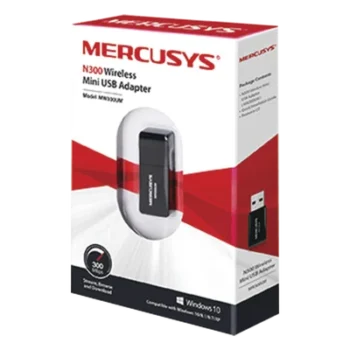 Adaptador USB Wi-Fi / 300 Mbps / 2.4 GHz / 2 Antenas Internas / IEEE 802.11n/b/g / USB 2.0