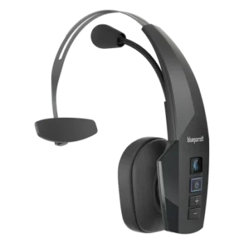 Auricular Bluetooth Profesional / Cancelación de Ruido 96% / Bluetooth 5 / Alcance 100 m (328 ft) / IP54 / Batería 24 h / Control de Voz
