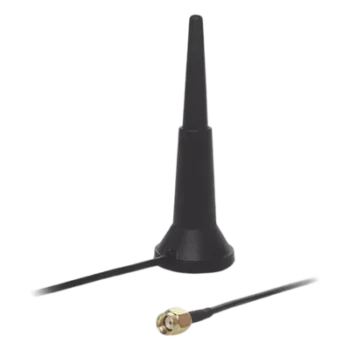 Antena WiFi Doble Banda / 2.4-5.9 GHz / 3 dBi / RP-SMA / 1.5 m (4.9 ft) / Magnética