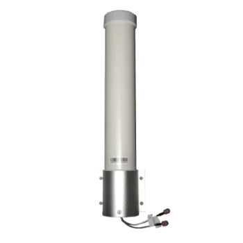 Antena Omnidireccional / 360° Cobertura / 5 GHz / 11 dBi Ganancia / Polarización Dual / IP65 / Montaje en Poste / SMA Macho