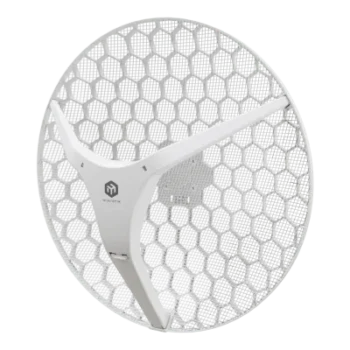 CPE Exterior Punto a Punto / Wi-Fi 6 / Antena 27 dBi / Alcance 30 km (98,425 ft) / PoE Pasivo 12-28V / IP66 / -40°C a 70°C