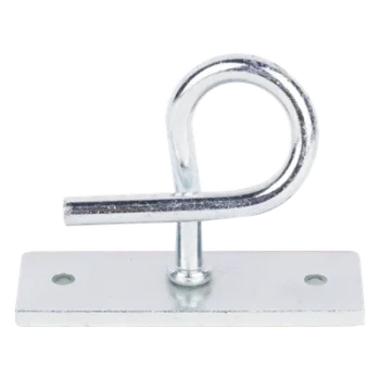Herraje de Sujeción para Remates Drop / Acero Galvanizado / Tensión 600 N / Ajuste Flexible de Ángulo / Interior o Exterior