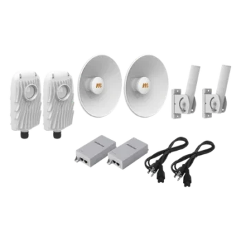 Kit de radios inalámbricos / 25 dBi / 4.9-6.4 GHz / 1.5 Gbps / 10 km (32.8 ft)