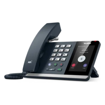 Teléfono IP / Pantalla Táctil 4 Pulgadas / HD Voice / Bluetooth 5.2 / Wi-Fi Dual Band / PoE / Certificación Microsoft Teams