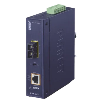 Convertidor de medios / PoE+ 802.3at / 1000BASE-SX a 10/100/1000BASE-T / Multimodo SC / 550 m (1804 ft) / -40 a 75°C / IP30