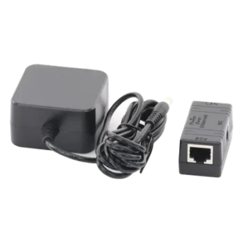 Inyector PoE / 10/100 Mbps / 2 x RJ45 / 18 VDC 660 mA / 90-264 VAC / LED Estado / 51 x 25 x 26.5 mm