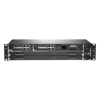 OLT Modular GPON / Conexión hasta 4,096 ONUs / 2 Tarjetas Main / 6 Puertos SFP+ 10G Uplink / 2 Puertos RJ45 1G Uplink / Fuente Redundante AC-DC / Gestión en la Nube / 17.4 x 10.7 x 3.5 pulgadas