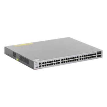Switch Core Capa 3 / 48 Puertos Gigabit / 4 SFP+ 10G / Capacidad 880 Gbps / Doble Fuente Modular / Gestión Cloud