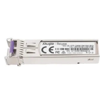 Transceptor SFP Industrial / 1 Gigabit / BIDI Monomodo / 20 km (65,616 ft) / TX 1550 nm / RX 1310 nm / -40 a 85 °C / LC