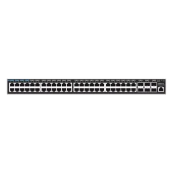 Switch Capa 3 Administrable / 48 Puertos Gigabit + 6 SFP+ 10G / Conmutación 216 Gbps / Montaje Rack 1U