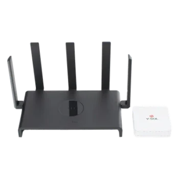 Kit ONU Bridge Dual GPON/EPON / Router Home Mesh Wi-Fi 5 / 2.4/5 GHz / 5 Antenas 4.5-5.5 dBi / Cobertura Extendida