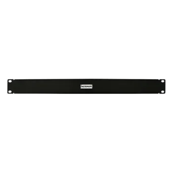 Panel ciego para rack / 1UR / 19in / Acero calibre 18 / Acabado negro semi-mate
