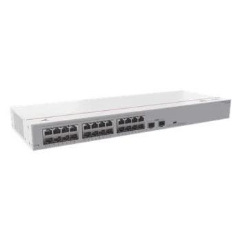 Switch No Administrable / 24 Puertos Gigabit / 2 Puertos SFP Uplink / 52 Gbps / 1U Rack