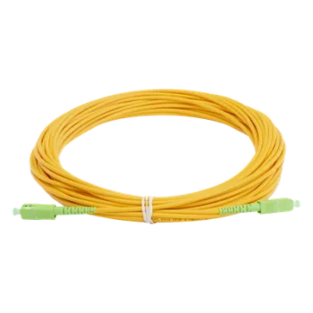 Jumper de Fibra Óptica / SC/APC a SC/APC / Monomodo OS2 / 15 m (49.21 ft) / Simplex / 3 mm