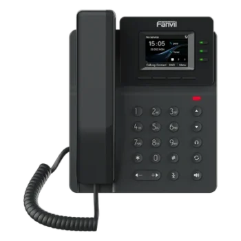 Teléfono IP Empresarial / 4 Líneas SIP / Pantalla LCD 2.4 Pulgadas Color / Conferencia 6 Vías / PoE 802.3af / Audio HD Opus